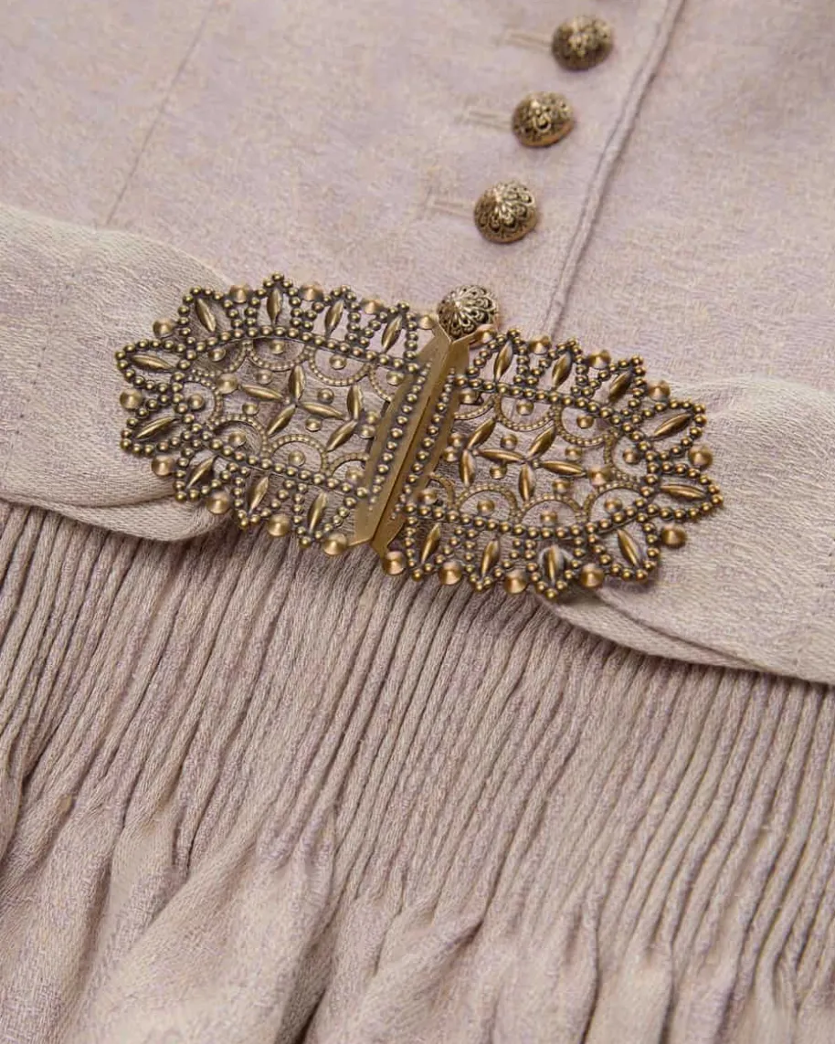 Monika Leinen-Dirndl lang mit Schürze