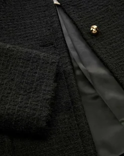 No Collar Boxy Blazer