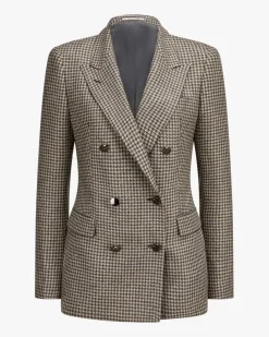Parigi Doppelreiher-Blazer aus Woll-Mix