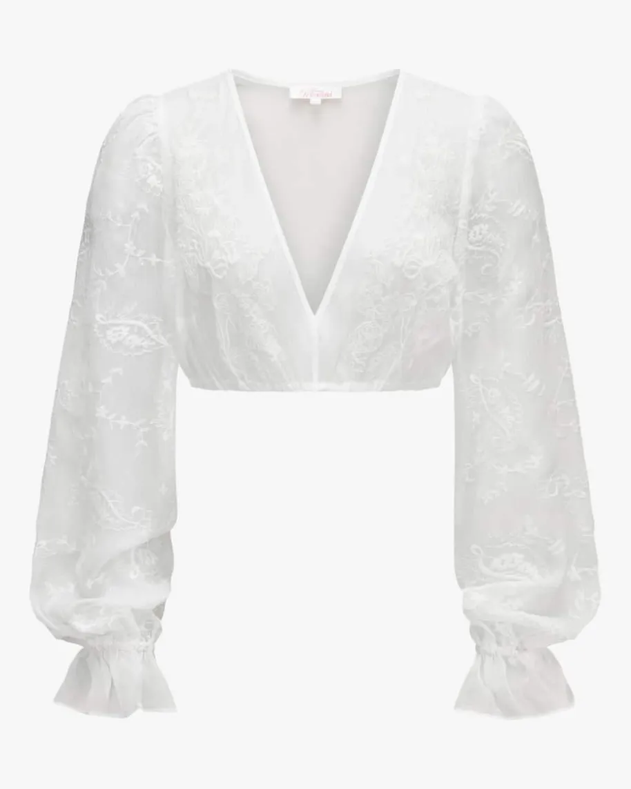 Polly Dirndlbluse Semi-Transparent