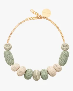 Raffia Multi Beads Halskette