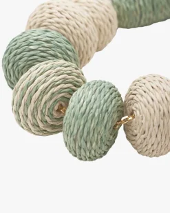 Raffia Multi Beads Halskette