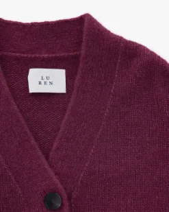 Riley Cashmere-Seiden-Strickjacke