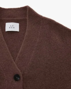 Riley Cashmere-Seiden-Strickjacke