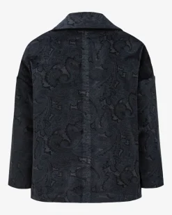 Samtblazer aus Baumwolle