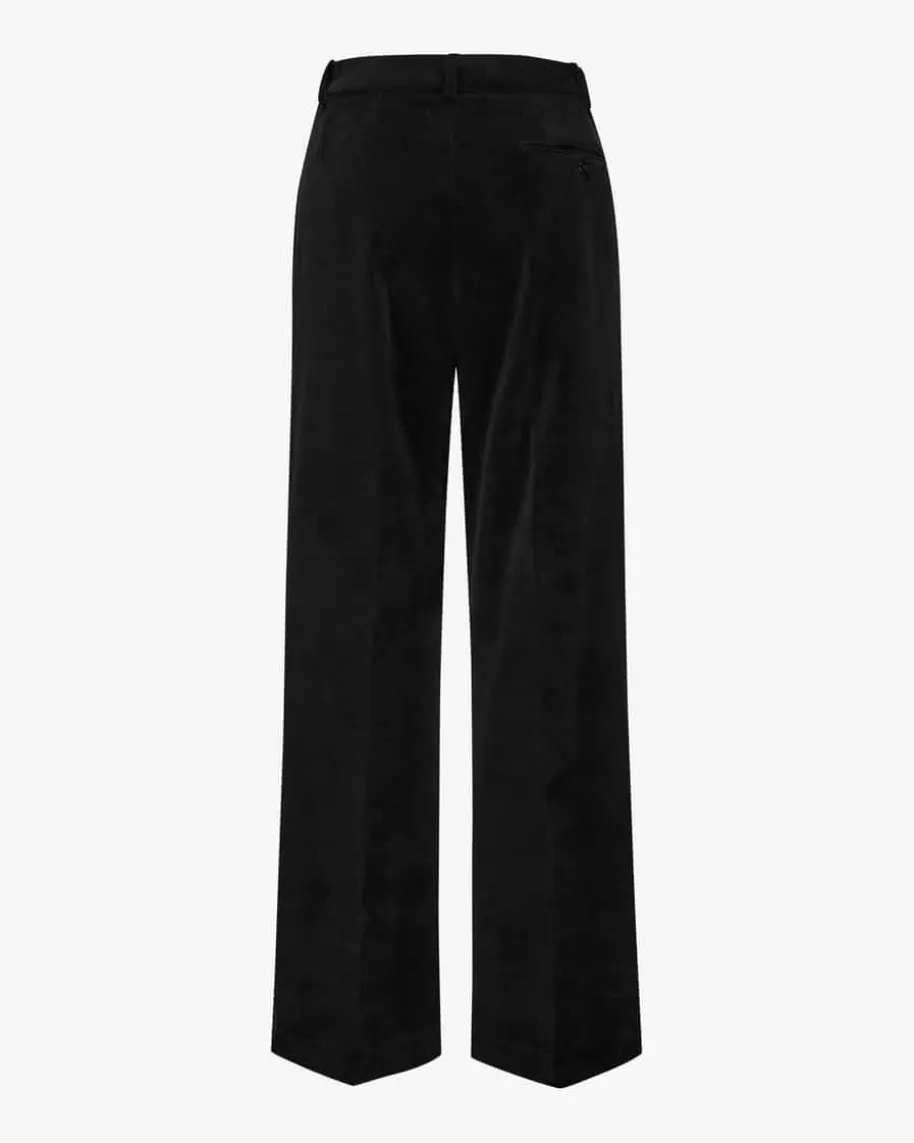 Samthose aus Baumwoll-Mix