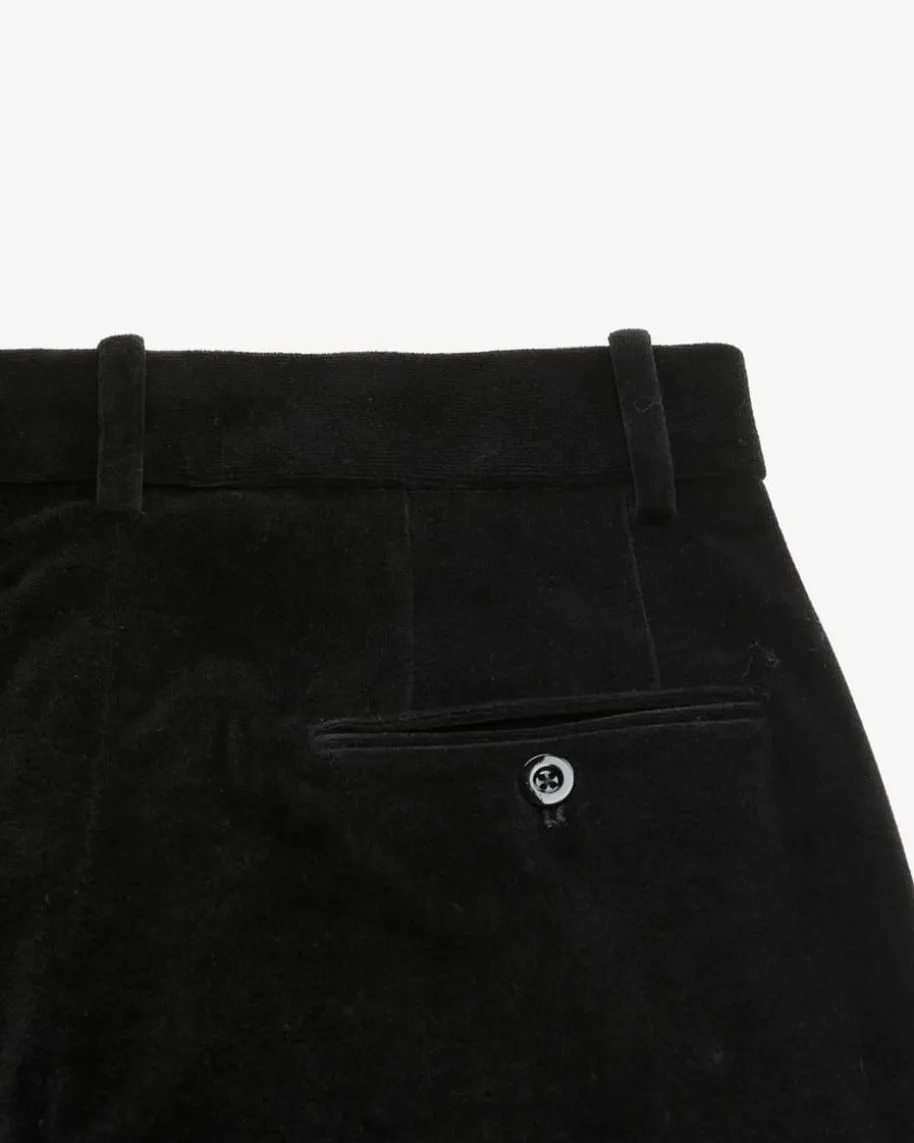 Samthose aus Baumwoll-Mix