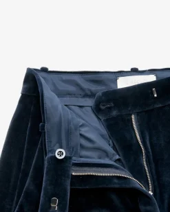 Samthose aus Baumwoll-Mix