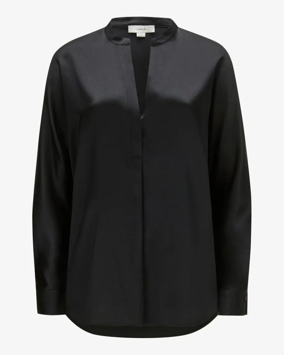 Seidenbluse Oversize Fit