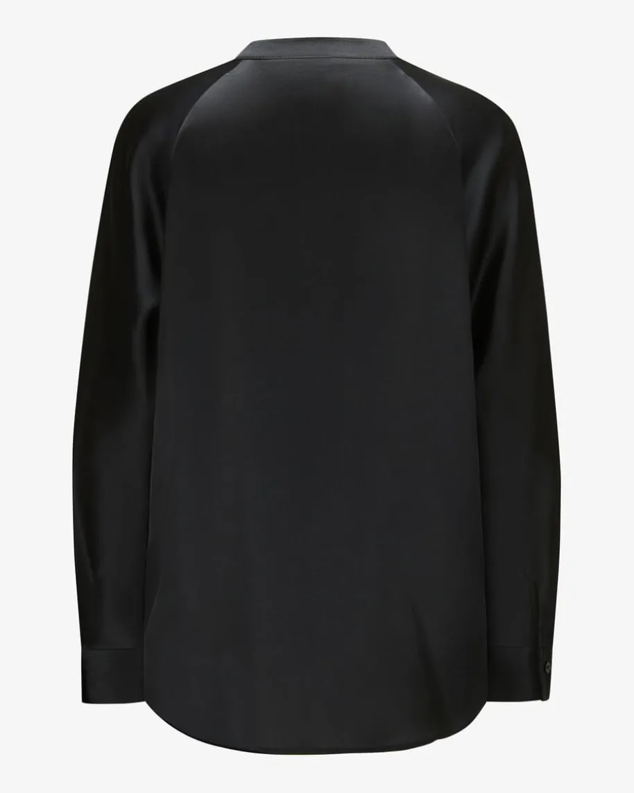 Seidenbluse Oversize Fit