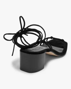 Serafina Kid Suede Riemchensandalen