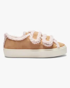 Shearling Low Velcro Sneaker