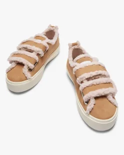 Shearling Low Velcro Sneaker