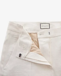 Shiloh Hose Wide Leg aus Leinen-Mix