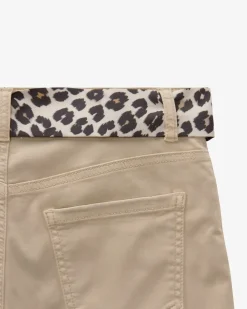 Silea 7/8-Hose Regular Waist Slim Fit aus Lyocell-Mix