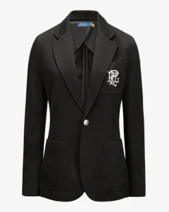 Strickblazer aus Baumwoll-Mix