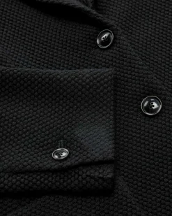 Strickblazer Slim Fit aus Schurwoll-Mix