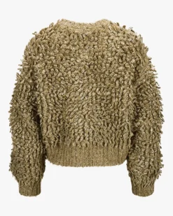 Strickjacke aus Baumwoll-Schurwolll-Mix