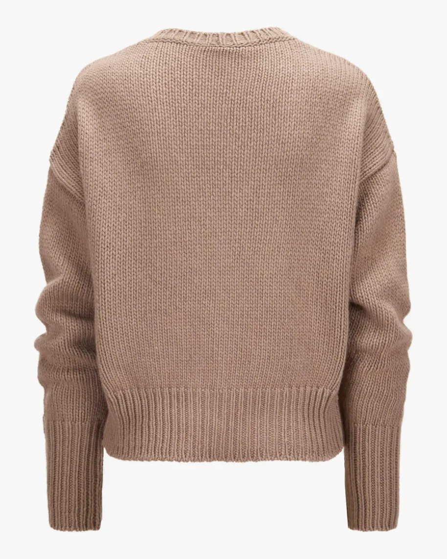 Strickjacke aus Mohair-Merinowoll-Mix