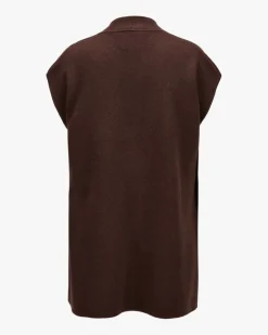 Strickweste aus Schurwolle und Cashmere