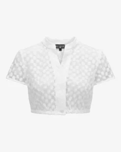 Suri Dirndlbluse Semi-Transparent