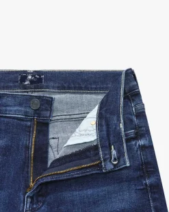 The Mid Rise Dazzler Ankle Fray Jeans