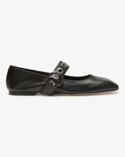 Uma Eyelet Ballerinas