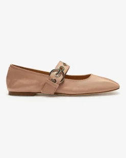 Uma Eyelet Ballerinas