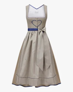 Valentina Midi-Dirndl mit Seidenschürze