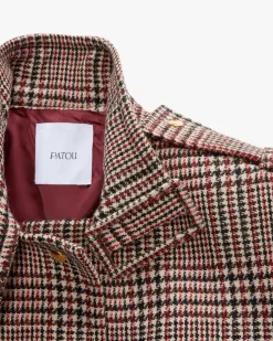 Volume Belted Woll-Blouson