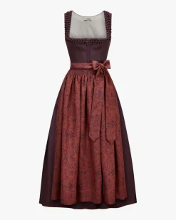 Vreni Dirndl lang mit Leinenschürze