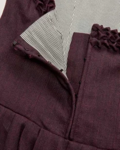 Vreni Dirndl lang mit Leinenschürze