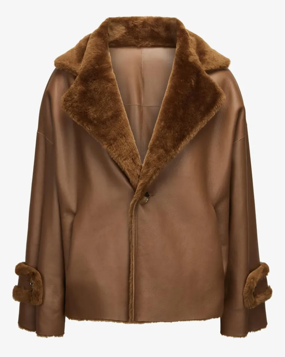 Wende-Lammfelljacke