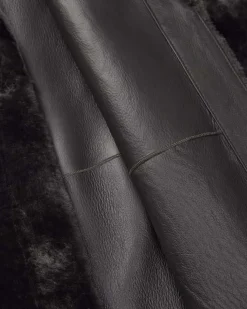 Wende-Lammfellmantel