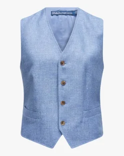 Weste aus Leinen und Baumwolle