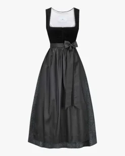 Wiesndirndl lang mit Schürze