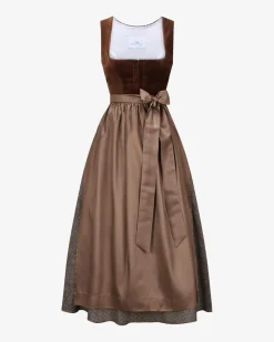 Wiesndirndl lang mit Schürze