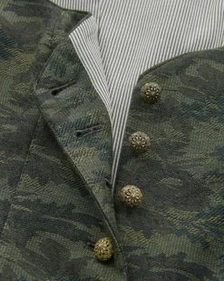 x LODENFREY Carolina Dirndl lang mit Leinenschürze