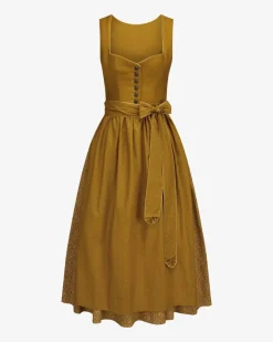 x LODENFREY Dirndl lang mit Schürze