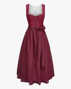 x LODENFREY Dirndl lang mit Schürze