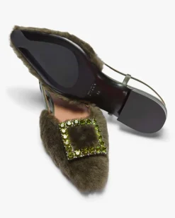 x LODENFREY Lavanda Visone Slingback-Flats