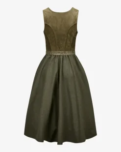 x LODENFREY Linderhof Dirndl lang mit Schürze