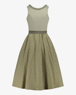 x LODENFREY Midi-Dirndl mit Seidenschürze