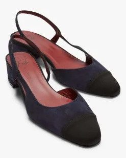 x LODENFREY Rosette Slingback-Pumps