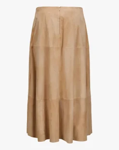 x LODENFREY Velourslederrock